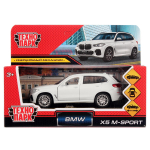 Модель ин. мет. "BMW X5 M-Sport" 12см, двери, багаж, бел, коробка X5-12-WH (Технопарк)