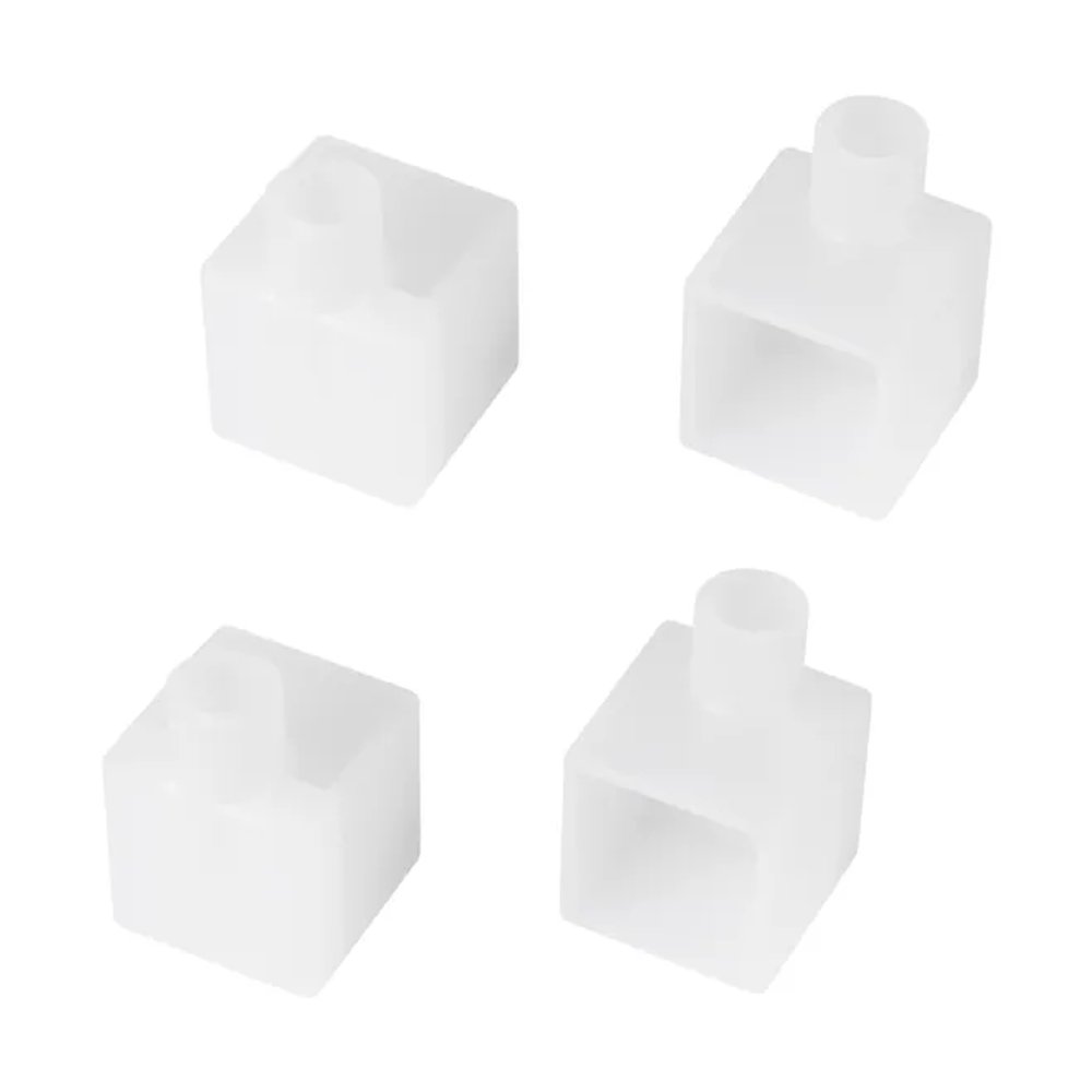 Заглушка WPH-FLEX-1616-90 WHITE с отверстием  (Arlight, Силикон) 058044