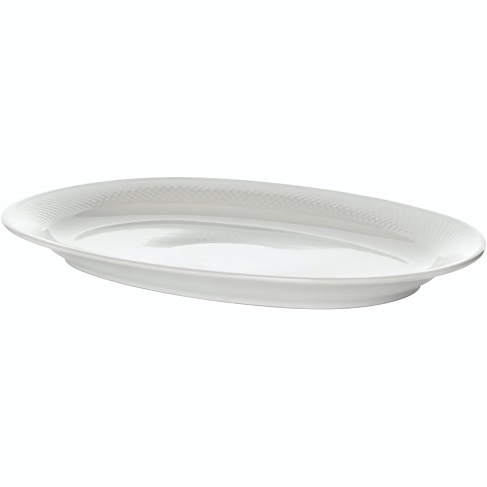 Блюдо «Портофино» овальное;фарфор;,H=2,L=30,B=21см;белый (Цвет: белый)