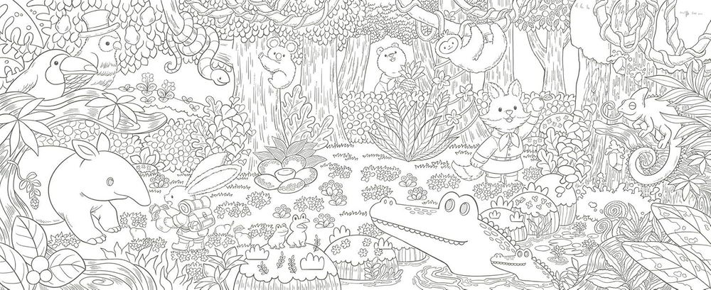 [Vol.7] Polar Bear's Adventure Cruise. Coloring Book