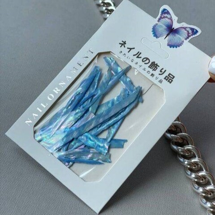 Стружка ракушки PINK HOUSE синяя 1 уп.