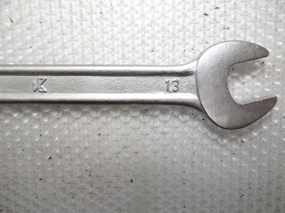 Ключ гаечный рожковый двухсторонний 13х17 CHROME VANADIUM
