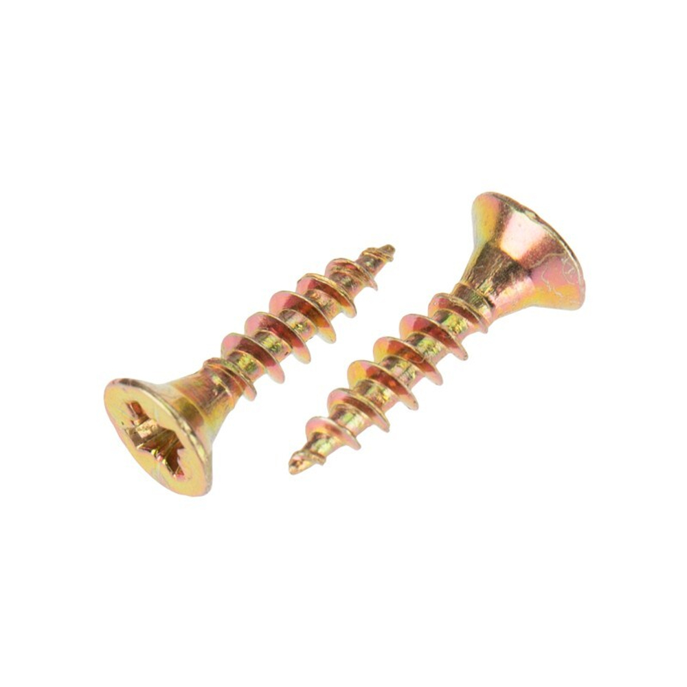 САМОРЕЗ УНИВЕРС.KRANZ 3Х16, ЖЕЛТ.ЦИНК, КОРОБ (500 ШТ./УП.)