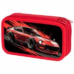 Пенал 3 отделение 190*110 Пифагор Red road, ламинат