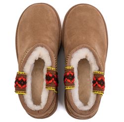 UGG Classic Ultra Mini Braid Platform Chestnut