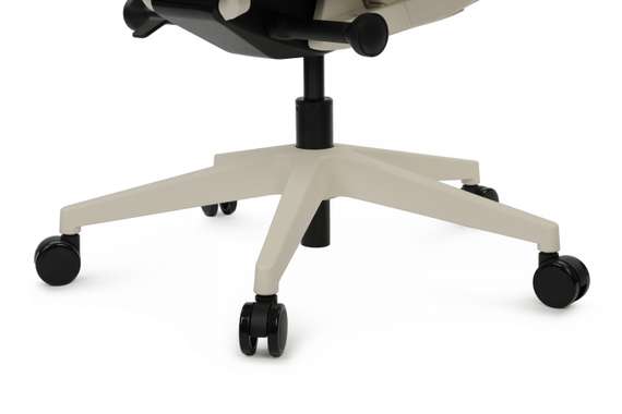 Кресло Antler EAN-001AW Белый пластик/Светло-бежевый