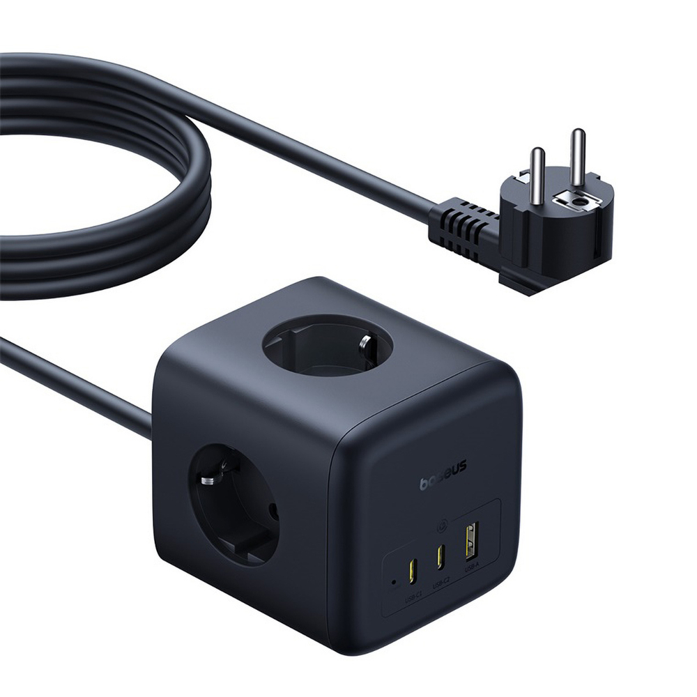 Зарядное устройство Baseus EnerFill FA11 Cube Power Strip GaN6 3AC+1U+2C 67W