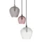 Светильник подвесной каскадный aurora, D50 см, сливовый/серый/прозрачный