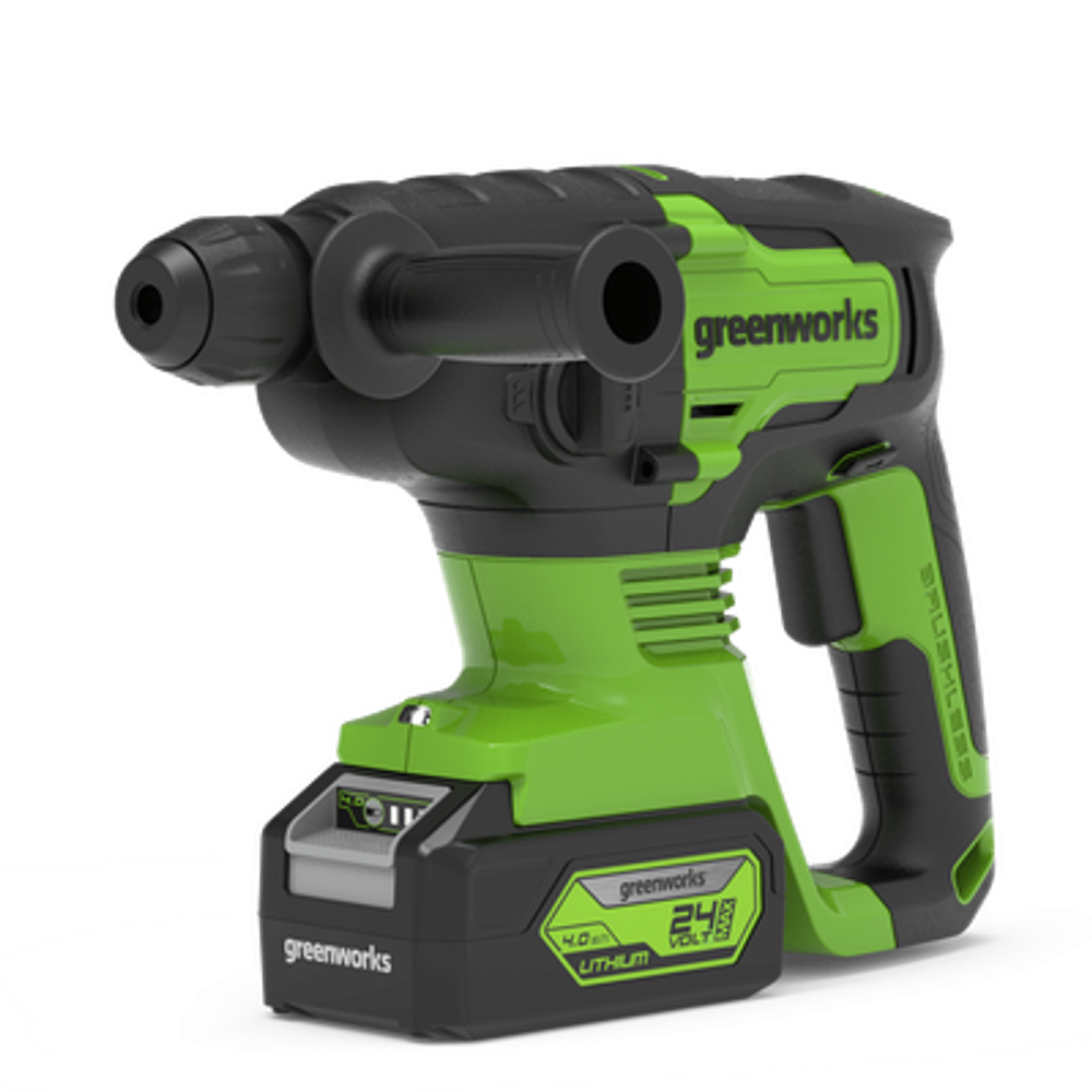Перфоратор Greenworks G24HD аккумуляторный 24V без АКБ и ЗУ
