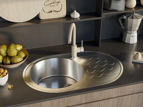 Кухонная мойка OMOIKIRI Kasumigaura 77-IN(арт.4993728)