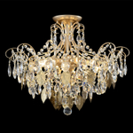 Светильник потолочный Crystal Lux ESMIRALDA PL6 GOLD