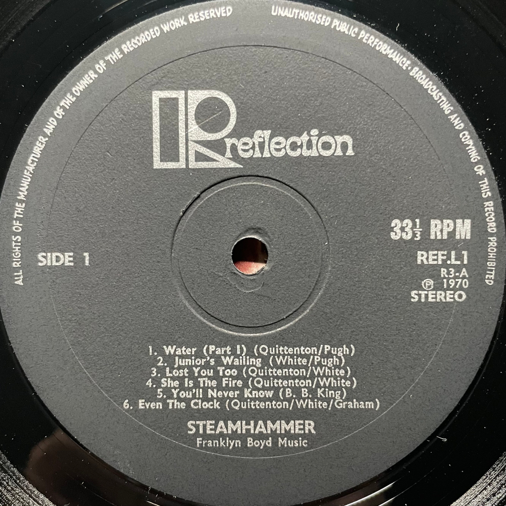 Steamhammer ‎– Reflection (Англия 1970г.)
