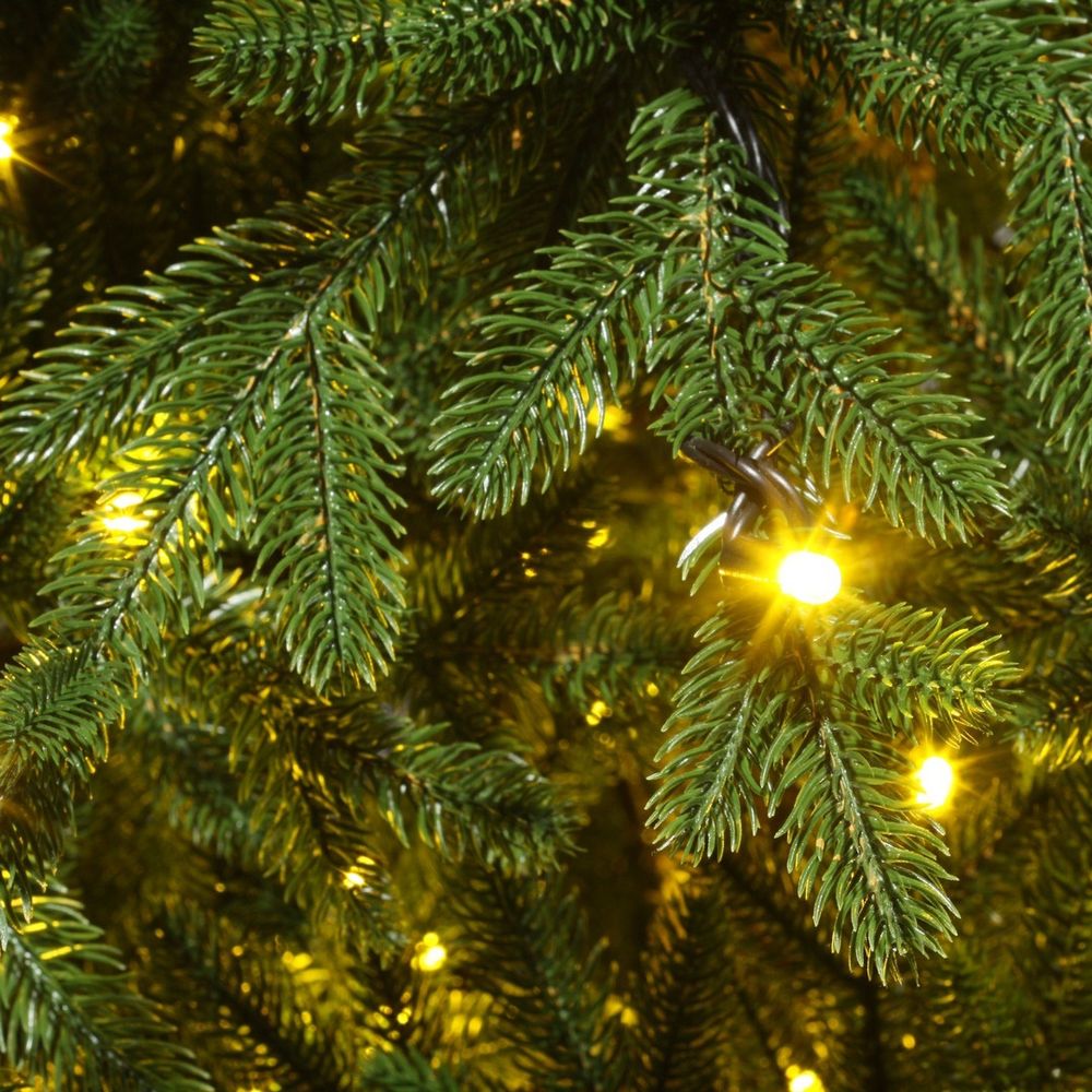 Елка с гирляндой встроенной «Вега» (Литая хвоя) от 1,2 м до 3 м