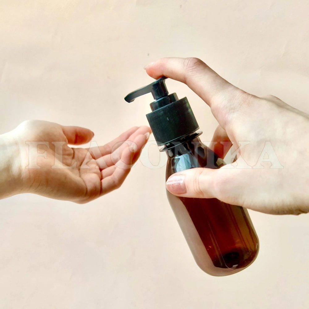 Флакон ПЭТ 150 мл (28) Округлый коричневый