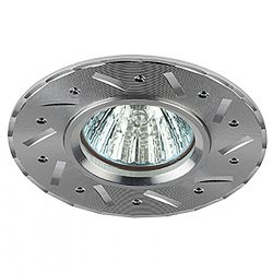KL41 SL Светильник ЭРА литой алюминевый MR16,12V/220V, 50W серебро