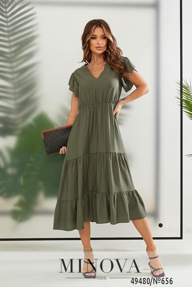 Платье 656-хаки Minova