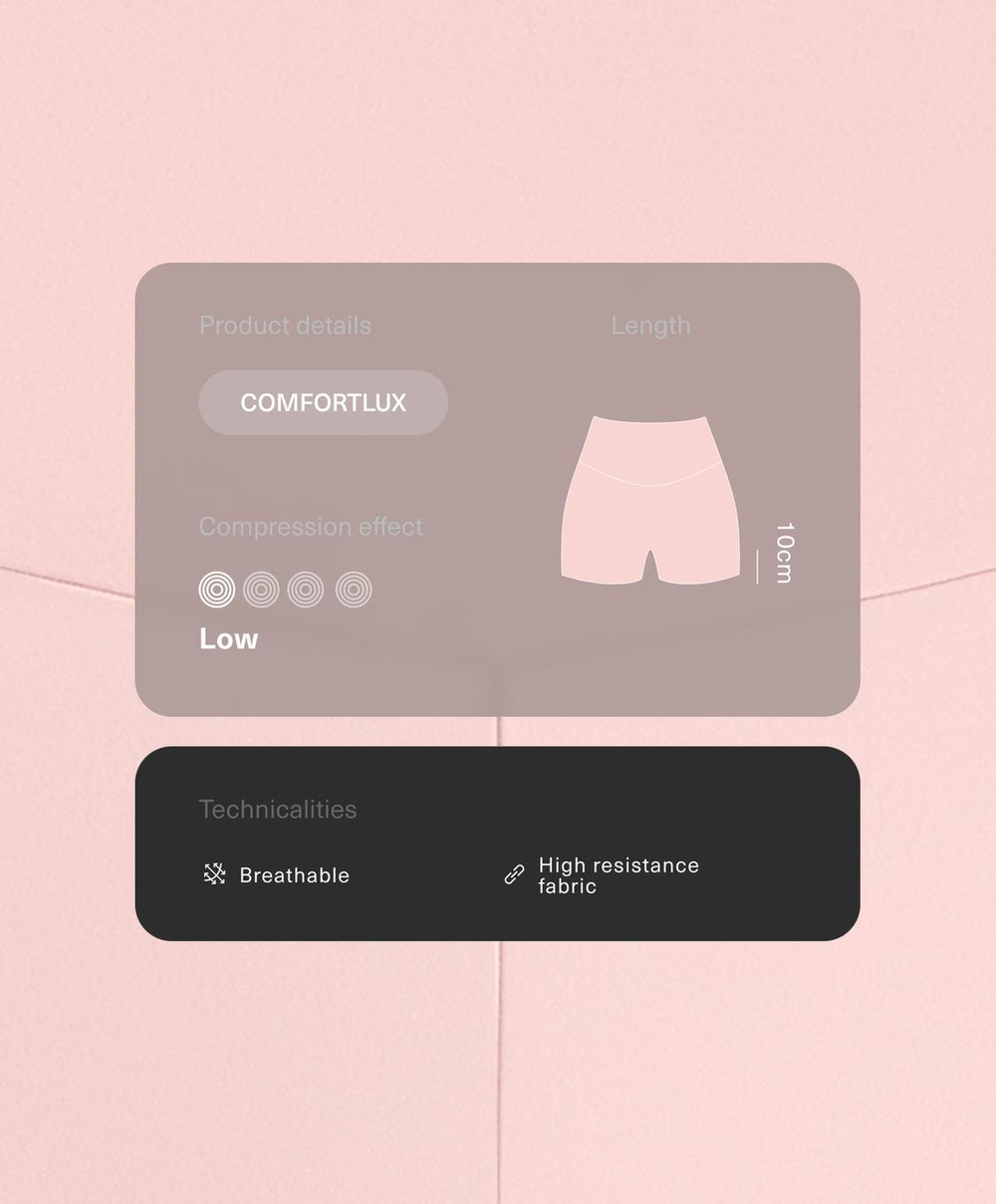 OYSHO Велосипедки Comfortlux с высокой посадкой длиной 10 см, нежно-розовый
