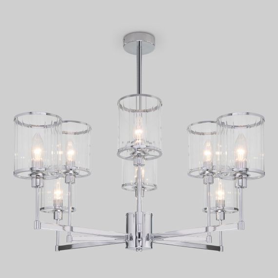 Потолочная люстра Eurosvet 60144/8 хром