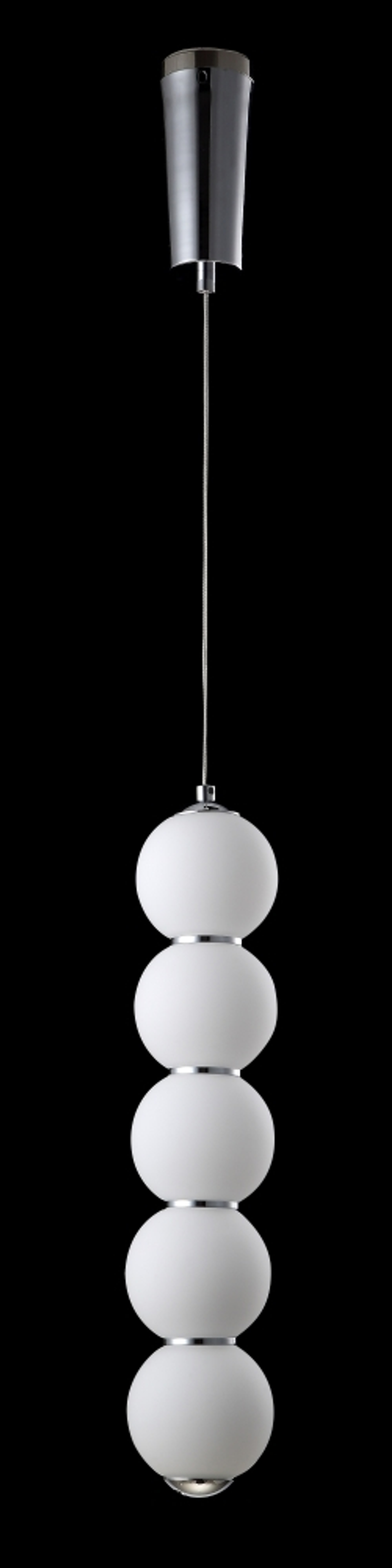 Светильник подвесной Crystal Lux DESI SP5 CHROME/WHITE