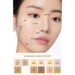 Dasique Pro Concealer Palette 02 Medium Cover