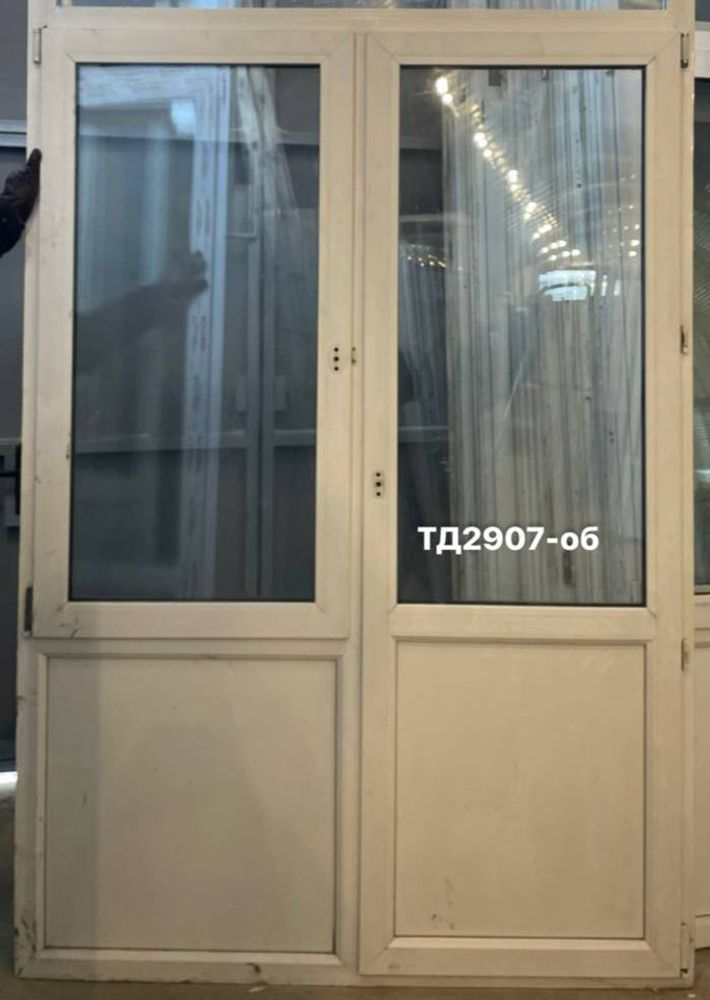 Дверь Пластиковая Б/У 2180(в) х 1530(ш) (Балконный Блок)