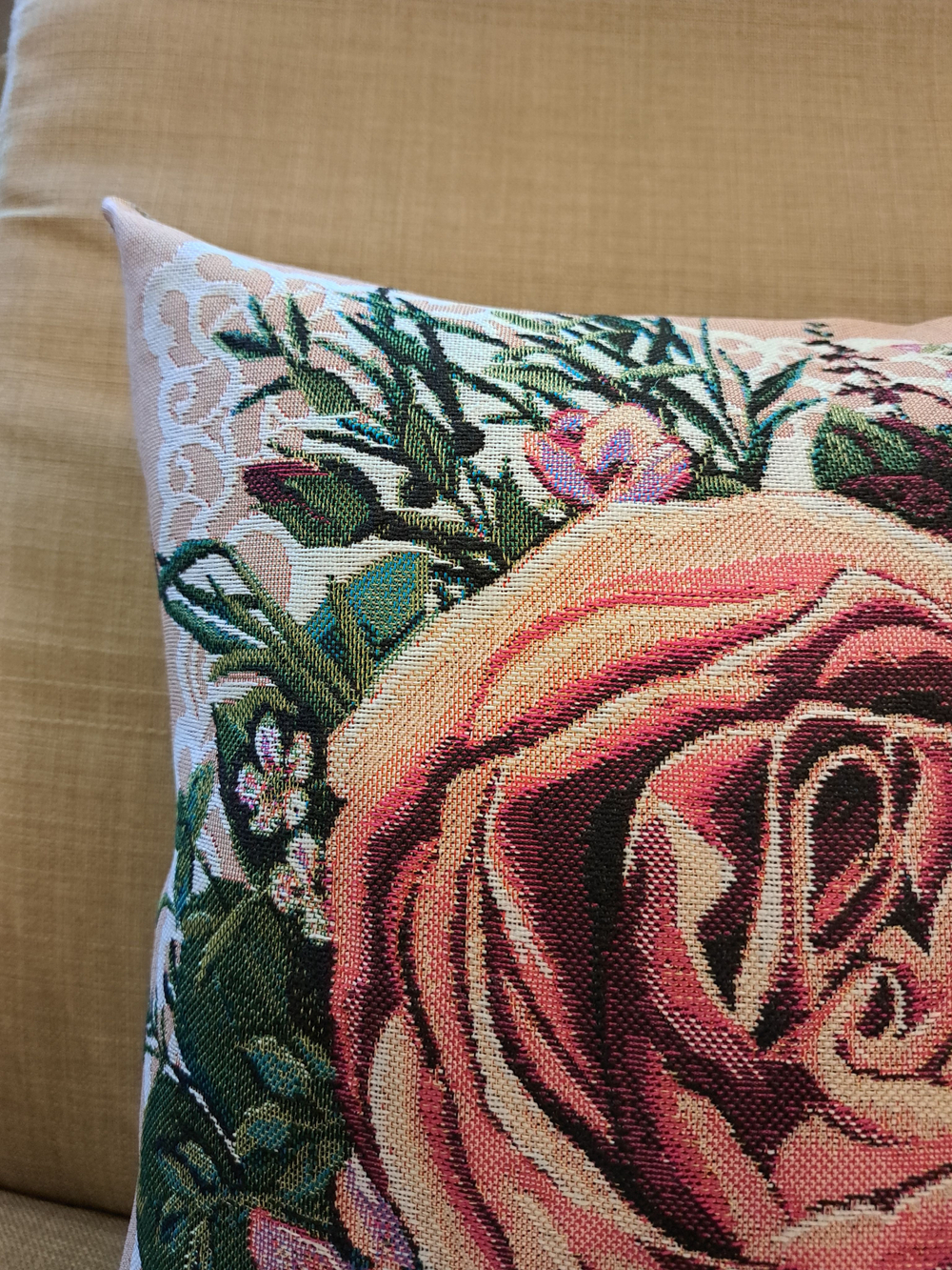 Декоративный гобеленовый чехол для интерьерной подушки Загадка 2 38*38