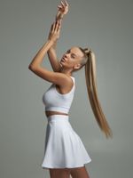 Юбка-шорты теннисная Paddel Tennis Game White