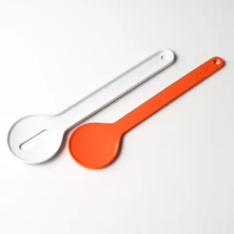 Набор столовых приборов для салата 2 предмета Trebonn Serveware оранжевый/белый