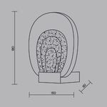 Настенный светильник (бра) Maytoni MOD367WL-L3BSK