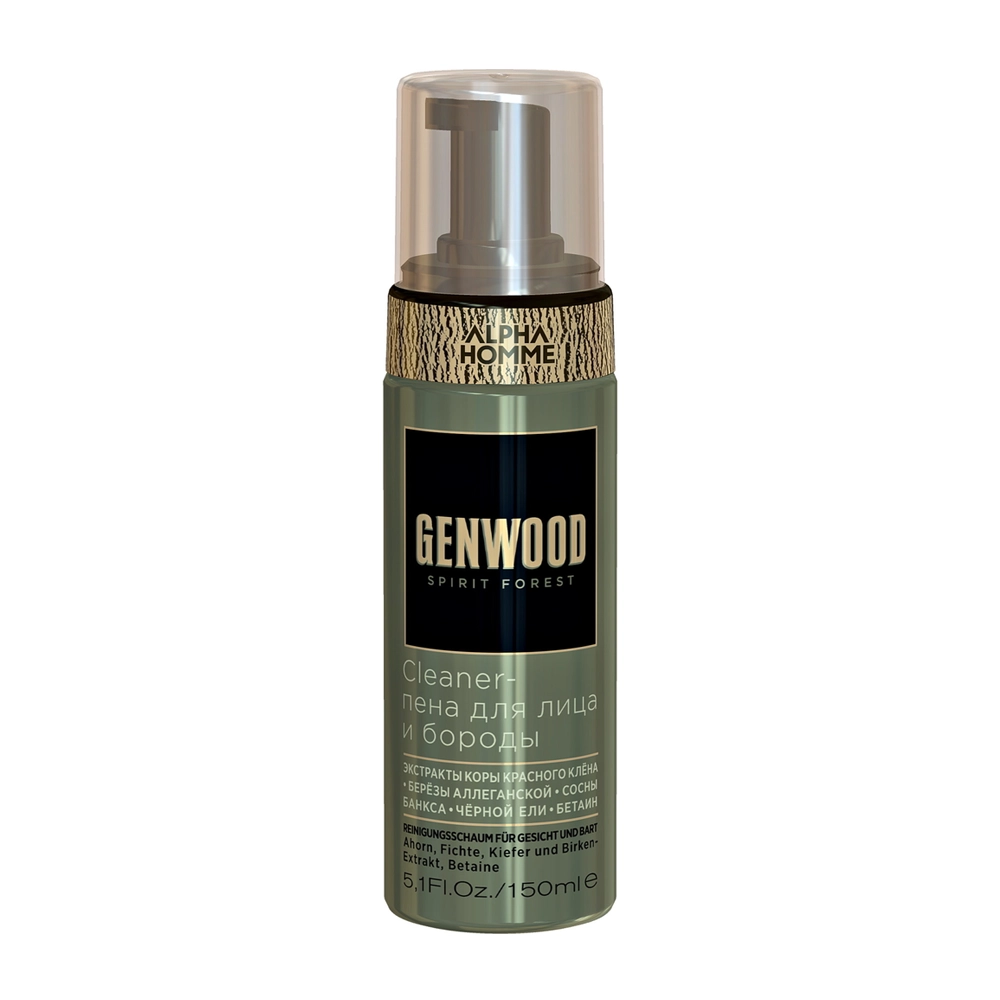 Пена для лица и бороды / GENWOOD Cleaner 150 мл
