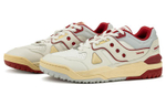 Saucony Cross 90 leather non-slip wear-resistant low-top sneakers for men and women the same style white and red