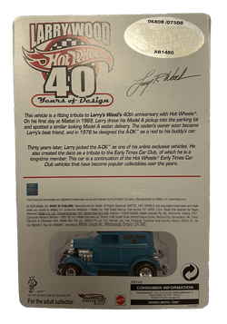 Hot Wheels Larry Wood 40 Years of Design Series 8 A-OK (2009)