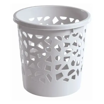 КОРЗИНА ДЛЯ МУСОРА ДИАМЕТР 260 ММ, ВЫСОТА 260 ММ (Светло-серый) (комплект 15 шт)