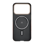 Арамидный чехол MagSafe PITAKA Sunset · Moonrise PitaTap Edge Case для iPhone 17 Pro Ультратонкий текстурированный чехол из арамидного волокна с сенсорной накладкой для Контроллера камеры