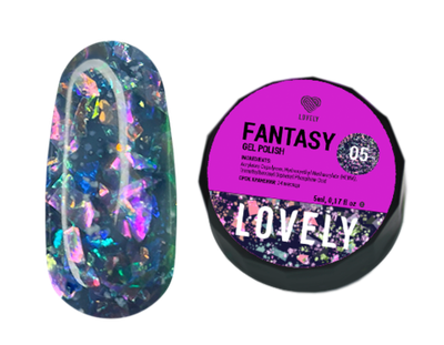 Гель-лак Lovely, коллекция Фантазия Fantasy № 05, 5 ml