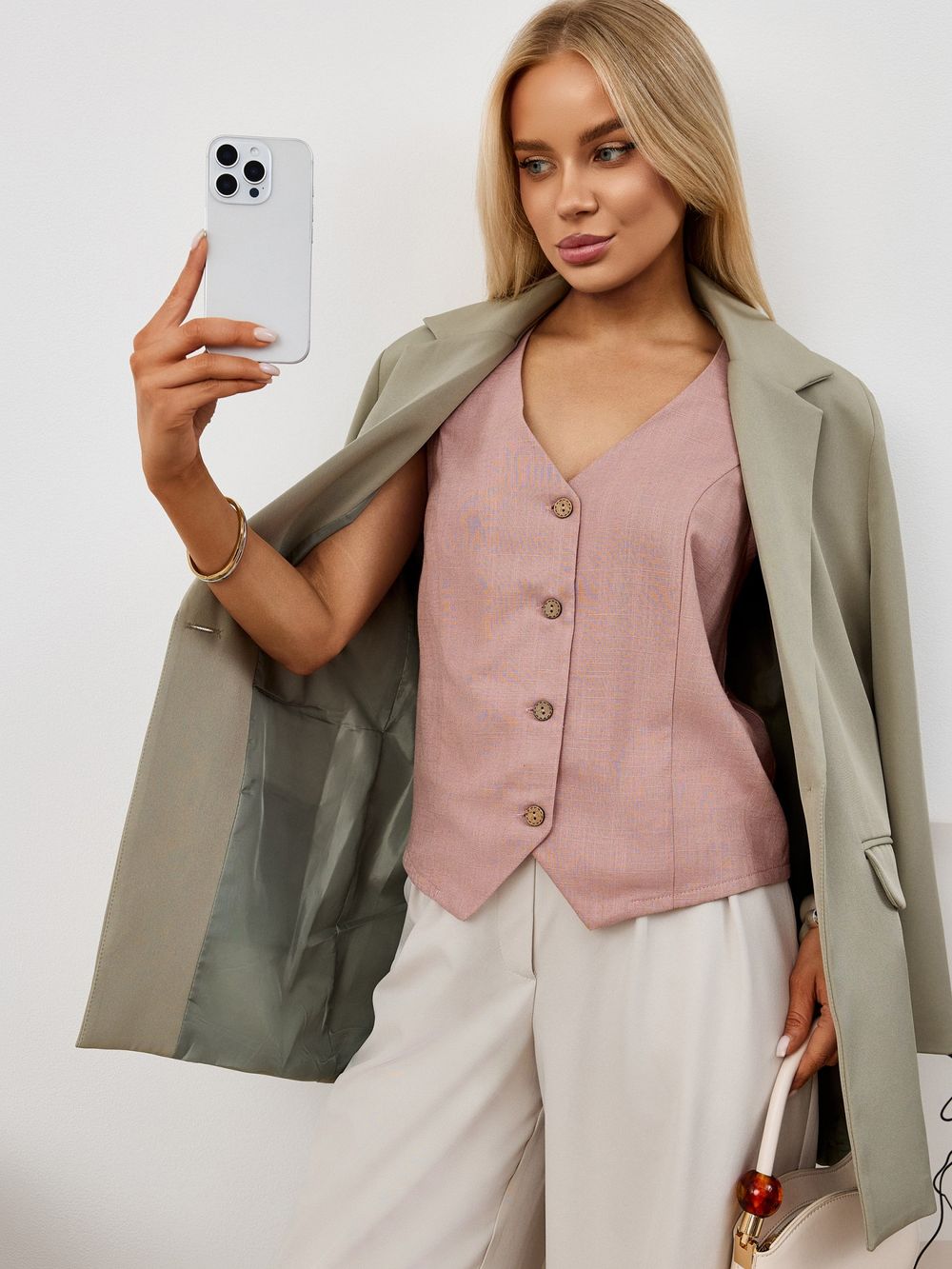 Жилет Аманти-1 Виотекс ПУДРОВЫЙ