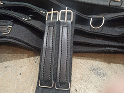Выездковая подпруга 110см для лошади из двух слоёв подпружной стропы 75мм.