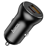 Автомобильный адаптер питания HOCO NZ5 QC 3.0+PD 30W (черный)