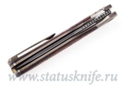 Нож Taugo ZDP189 laminated CF Red Андрей Егурновфотография - 8