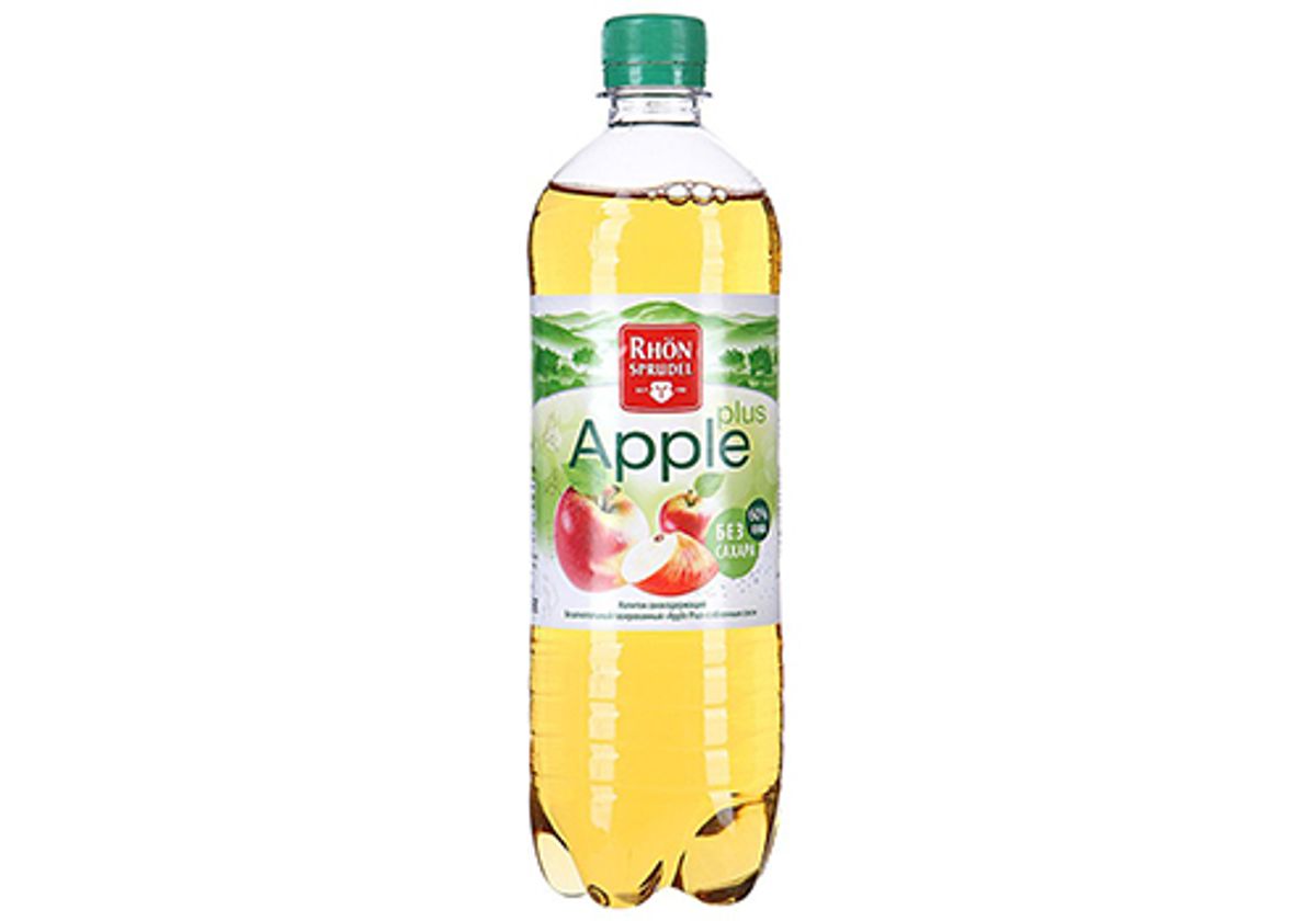 Напиток безалкогольный газированный «Apple Plus» с яблочным соком, 500мл