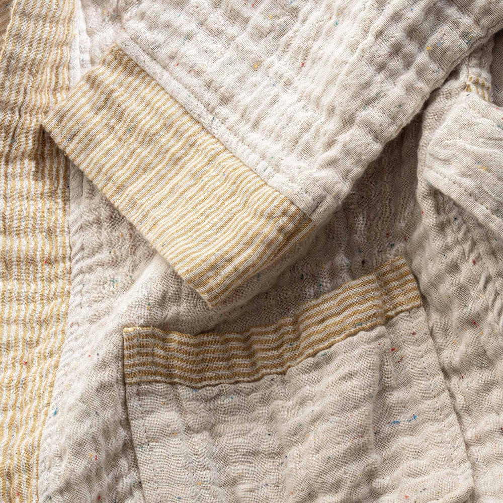 Детский халат Melinda из органического муслина | желтый