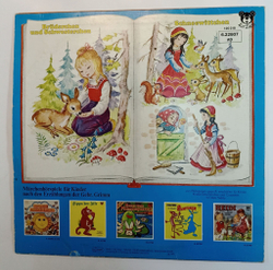 Винтажная виниловая пластинка LP Сказка На Немецком Языке Gebruder Grimm Schneewittchen, Bruderchen Und Schwesterchen (Germany)