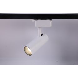 Трековый светильник однофазный ЭРА TR5-1040 WH светодиодный 10Вт 4000К белый | Однофазные светильники LED