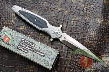 Складной нож REPTILIAN Магистр S35VN c клинком из стали CPM-S35VN, рукоять G10