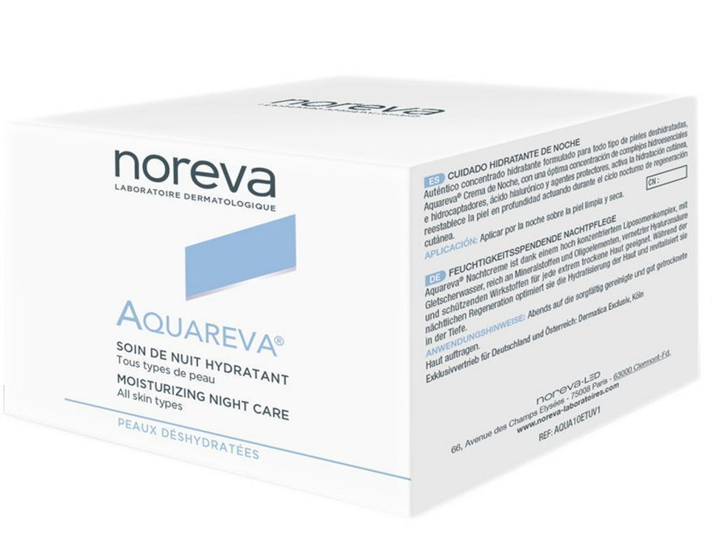 Норева Акварева Интенсивный ночной увлажняющий уход 24 часа Noreva Aquareva Intensive moisturising night care 50 мл