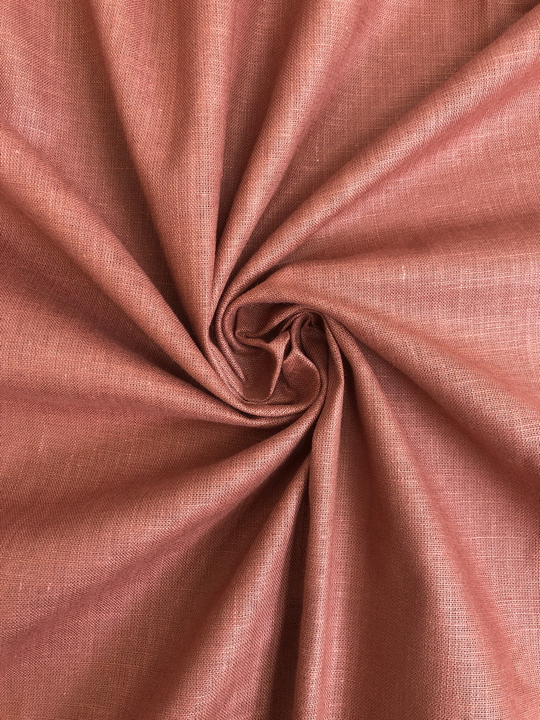 плательная лен, теракот linen/cotton BST3488