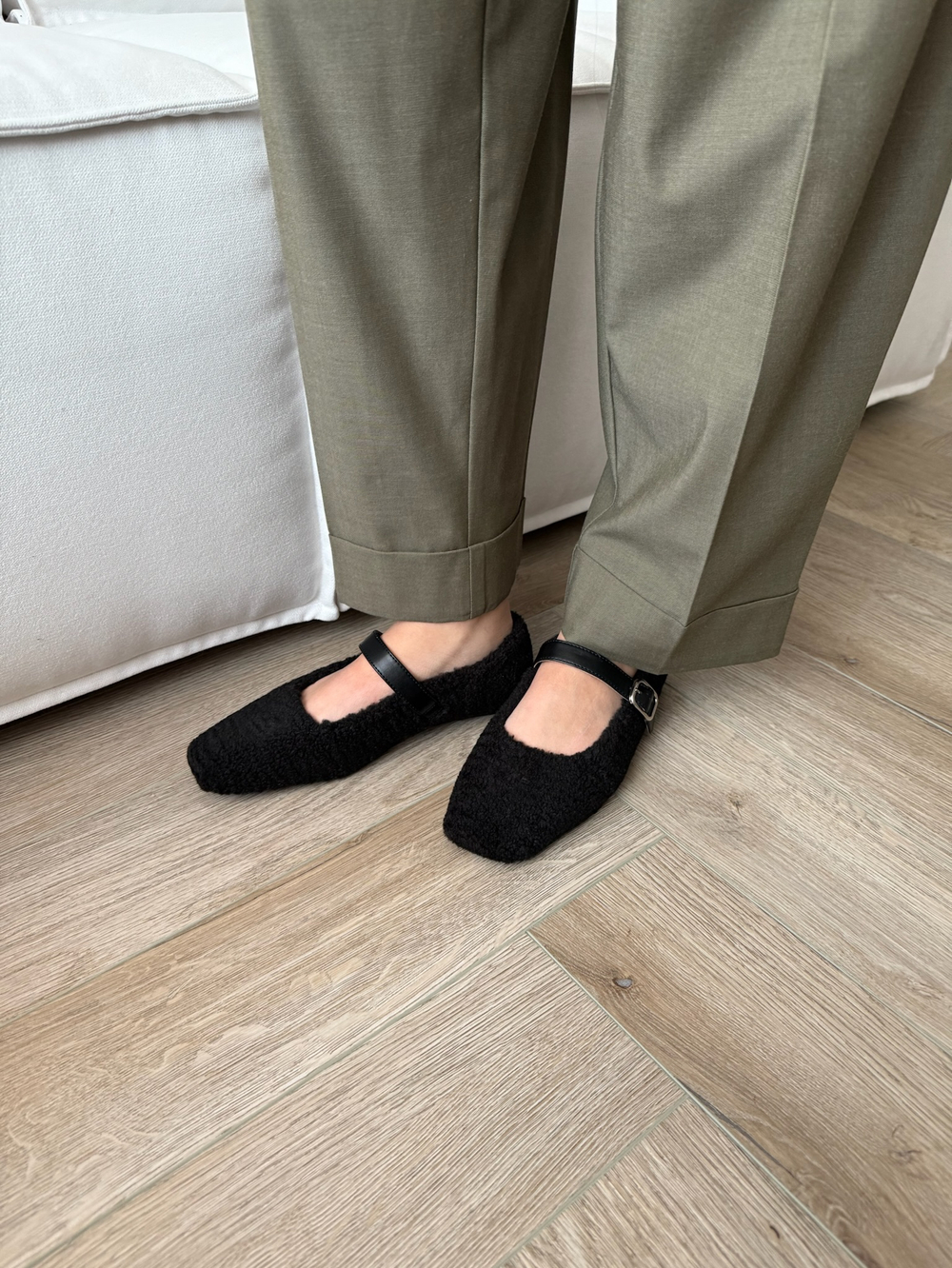 Балетки шерпа