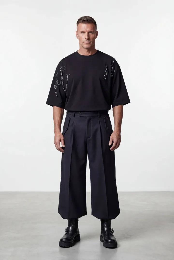 Футболка с цепочками «RINGI»