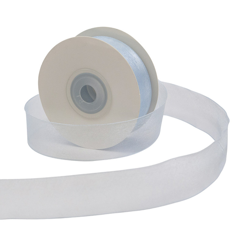 Лента органза светло-голубой 2,5 см