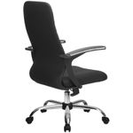 Кресло оператора Метта SU-С-10, CH, ткань черная/черная, топ-ган (152/003)